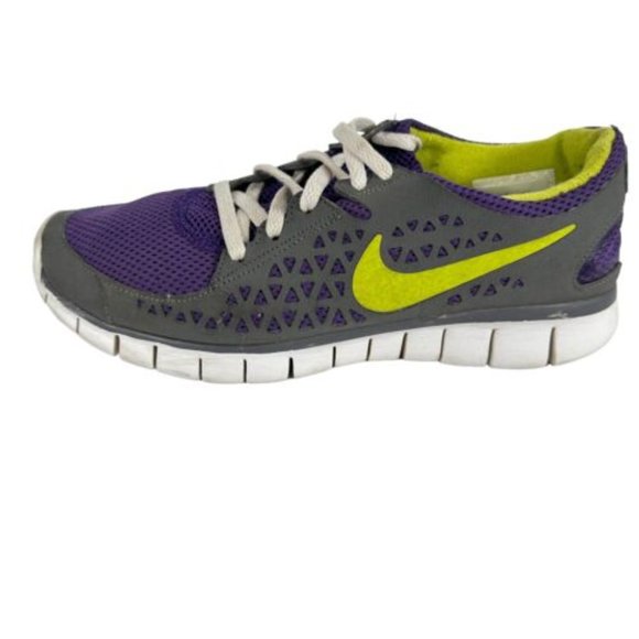 Nike Women’s Free Run Shoes Size 8.5 Athletic Running Sneakers Gray Purple 2010 - Picture 8 of 11